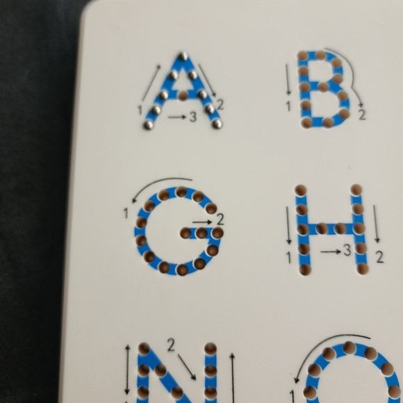 Educational Magnetic Alphabet Letters Board - Picture 3 of 4